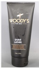Woodys For Men Shave Lather Moisturizing Cream 6 Oz Tube