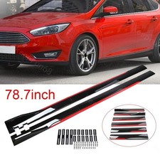 78.7 Side Skirts Extensions Rocker Panel Splitters For Ford Focus Escape Fusion 78.7 Side Skirts Extensions Rocker Panel Splitters For Ford Focus Escape Fusion