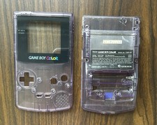 Original Nintendo Game Boy Color ATOMIC PURPLE Shell AUTHENTIC HOUSING OEM USED