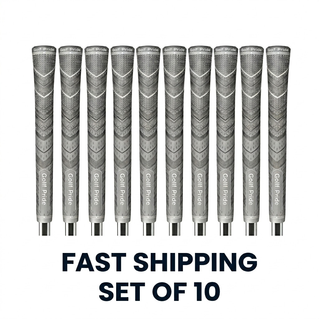 Pride 2026 Mcc Plus 4 Grips, Gray, Set Of 10 Golf Pride Stan