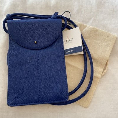 Seasalt Damen Leder Fen Phone Sling / Tasche Neu - Ink