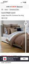 Lauren Ralph Lauren Ledger Plaid 3-Pc. Duvet Cover Set, King