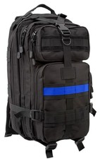 Rothco Thin Blue Line Medium Transport Pack | Black | 2595 | MOLLE, Police, Tac