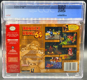 Donkey Kong 64 Nintendo 64 N64 W/ Expansion Pack Sealed New CGC 8.5 A Graded