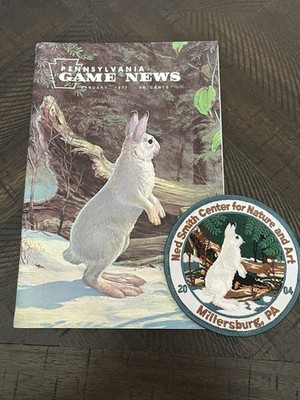 2004 NED SMITH PATCH WITH MATCHING ARTWORK ON PA GAME NEWS MAGAZINE