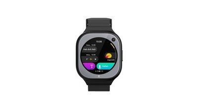 XPLORA X6Pro mit eSIM Kinder Smartwatch Silikon, 60.36-112.96 mm, Schwarz