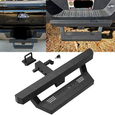 Drop Hitch Step For 2'' Receiver Rear Bumper Trailer Towing w/Pin &Clip 350lbs