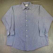 Brooks Brothers dress shirt 16.5/33 Dk blue pinstripe