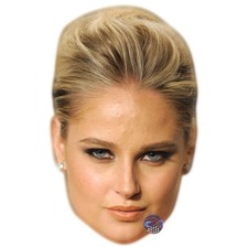 Genevieve Morton Celebrity Mask, Flat Card Face, Fancy Dress Mask