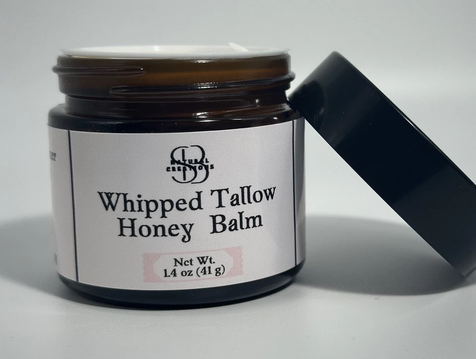 Whipped Halal Grass Fed Beef Tallow And Honey Balm Handcrafted No Additives - Image 3 of 4