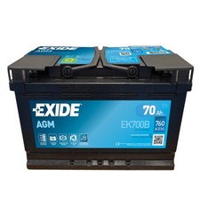 Exide EK700B AGM Autobatterie 70Ah 12V Starter-Batterie Start Stop EK700 Stopp