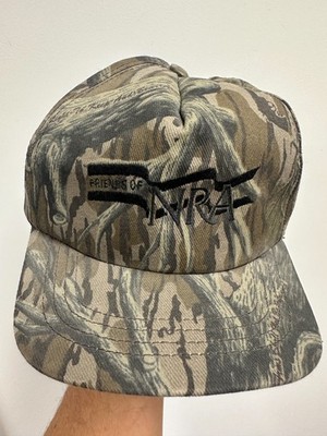 VTG ORIGINAL Mossy Oak Treestand Friends NRA Snapback Hat Camo USA