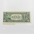 Series 1974 $1 Fold Over Miscut 3rd Printing Error Note US Currency NR #C921-1 — photo 2