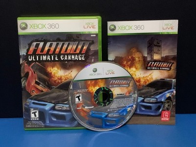 Flatout Ultimate Carnage (Microsoft Xbox 360) Complete Tested