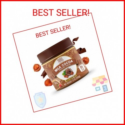 ChocZero Milk Chocolate Hazelnut Spread - No Added Sugar, Keto Friendly Low-Carb