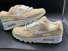 Sneakers basse Nike Air Max 90 (GS) beige/bianco/verde taglia 5 DZ6677-200
