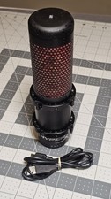 HyperX QuadCast Wired Multi-Pattern Electret Condenser Microphone - HX-MICQC-BK
