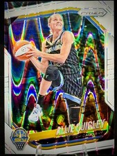 2025 Panini WNBA Prizm - Allie Quigley #80 - White Seismic Prizm