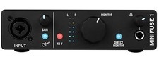 Arturia Art Rear/MiniFuse 1 BK Black 1 In/2 Out USB-C Audio Interface From