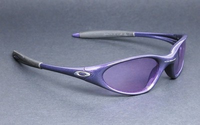 NOS VINTAGE SUNGLASSES OAKLEY MINUTE 2.0 04-090 VIOLET SPORT OG