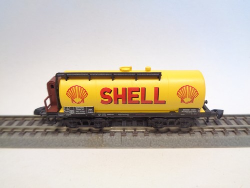 MÄRKLIN MINICLUB Kesselwagen SHELL mit Bremserhaus (24849) | Condition: Gebraucht