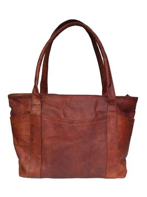 Ladies Vintage Leather Shopper Tote Bag Satchel Shoulder Handbag Gift New Purse