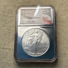 2024 P American Silver Eagle First Star Privy NGC MS70 FDOI Ryder Signed