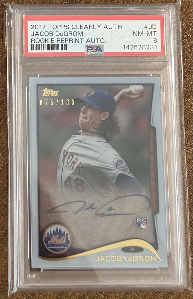 Jacob deGrom Baseball Serial Numbered Sports Trading Cards
