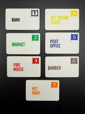 Vintage Fisher Price Little People #2500 Main Street REPLACEMENT MAIL Set of 7