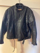 Motorrad Lederjacke schwarz. Louis Gr. 58 GEBRAUCHT