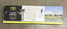 Athletic Works 7x7' Foot L-Screen Pitching Net Carry Bag Baseball Brand New