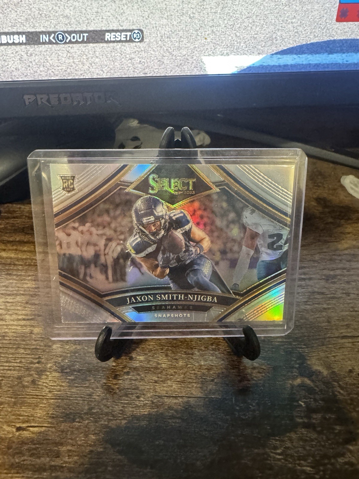 2023 Panini Select - Snapshots Jaxon Smith-Njigba #SS-JS Silver Prizm (RC)
