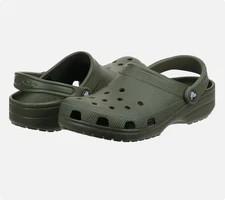 Unisex Crocs Classic Clog Sandals Army Green