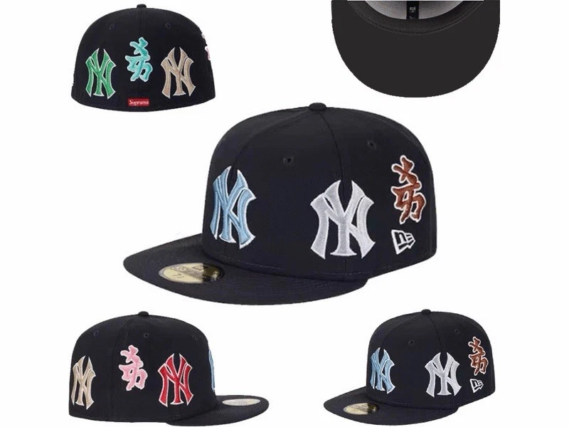 Supreme ベースボールキャップ　ステッカー付き Supreme 59FIFTY ベースボールキャップ 7 5/8 Supreme 59FIFTY ベース