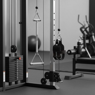 Heavy-Duty Cable Machine Attachments: Double D Handle & Tricep Rope Essentials