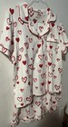 Bed Head Women’s Heart Print Short Set Organic Cotton Summer Size XL. NWT New — photo 3