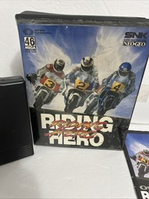 Riding Hero - Neo Geo AES, SNK 1990  Tested Good authentic