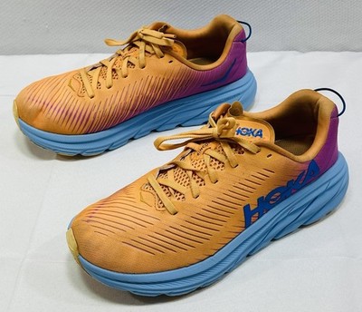 Hoka One One Rincon 3 Wide Women 9.5D Running Shoes 1121371 MOCY Orange Colorway