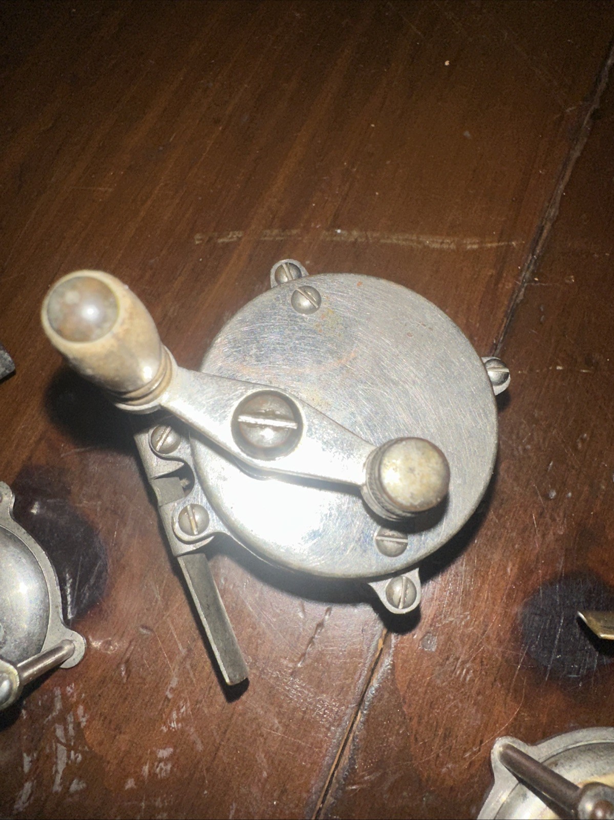 Vtg. Fishing Reels “Hendrix” And Unknown Reels Complete Good Condition