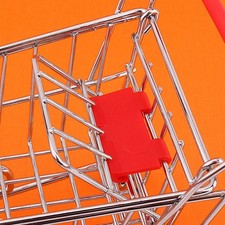 Mini Shopping Trolley Supermarket Cart Pet Toy Bird Parrot Intelligence Growth