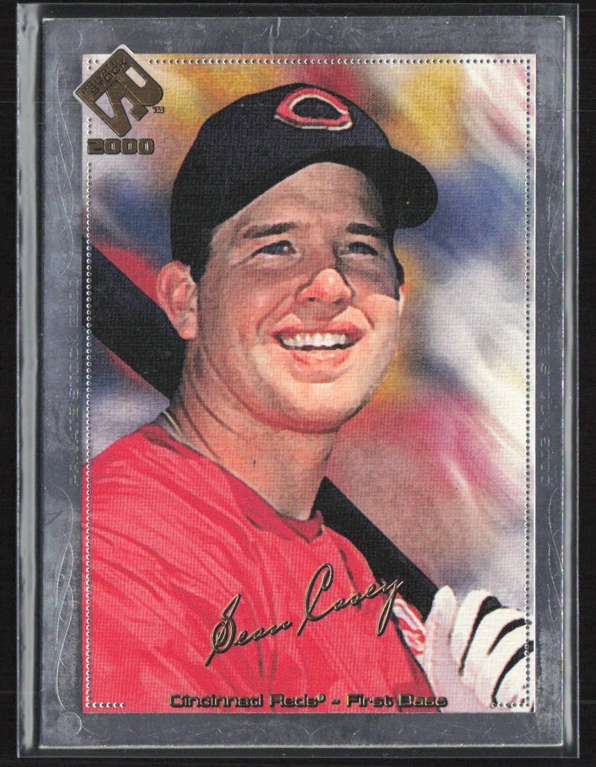 Sean Casey 1999 Pacific Private Stock Silver Portraits /199 #34 Cincinnati Reds