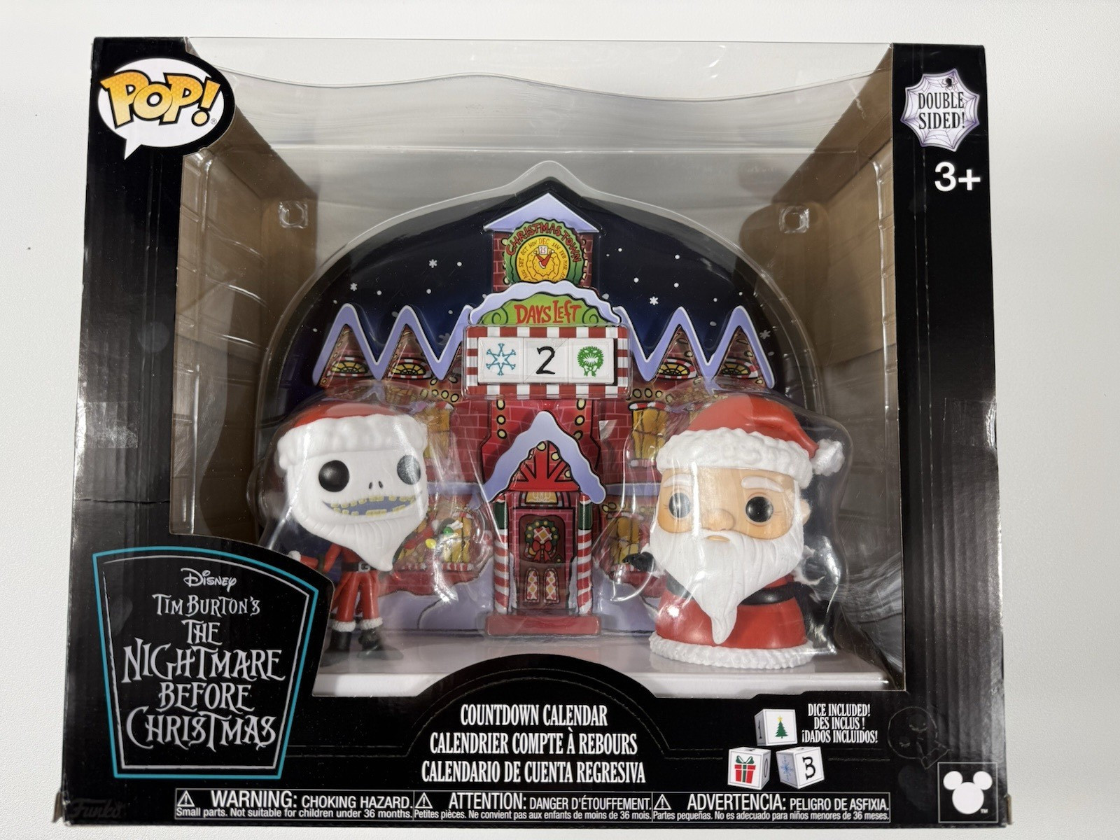 Funko Pop Pesadilla Antes de Navidad Calendario Cuenta Regresiva Doble Cara