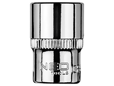 5X 08-452 Aufsatz 6-kant,Steckschlüssel HEX 12mm 1/4'' L.Aufsatz: 25mm NEO TOOLS
