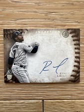 2015 BOWMAN INCEPTION RYMER LIRIANO AUTOGRAPH PADRES #RA-RL