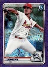 2020 BOWMAN CHROME PROSPECTS PURPLE RC MATTHEW LIBERATORE #BCP-209 NM-MT