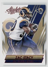 2014 PANINI ABSOLUTE ZAC STACY #84 RAMS RED