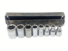 Vintage Craftsman 14 Drive Metric 6 Pt Vv Series Socket Set 4-12mm Missing 9mm Vintage Craftsman 14 Drive Metric 6 Pt Vv Series Socket Set 4-12mm Missing 9mm