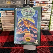 Disney Beauty and the Beast Roar of the Beast Sega Genesis - No Manual