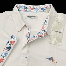 Tommy Bahama 5 OClock Polo Shirt Flamingo Min...