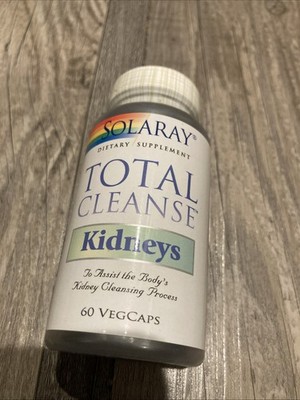 Solaray Total Cleanse Kidney -  60 VegCapsules EXP: 7/29